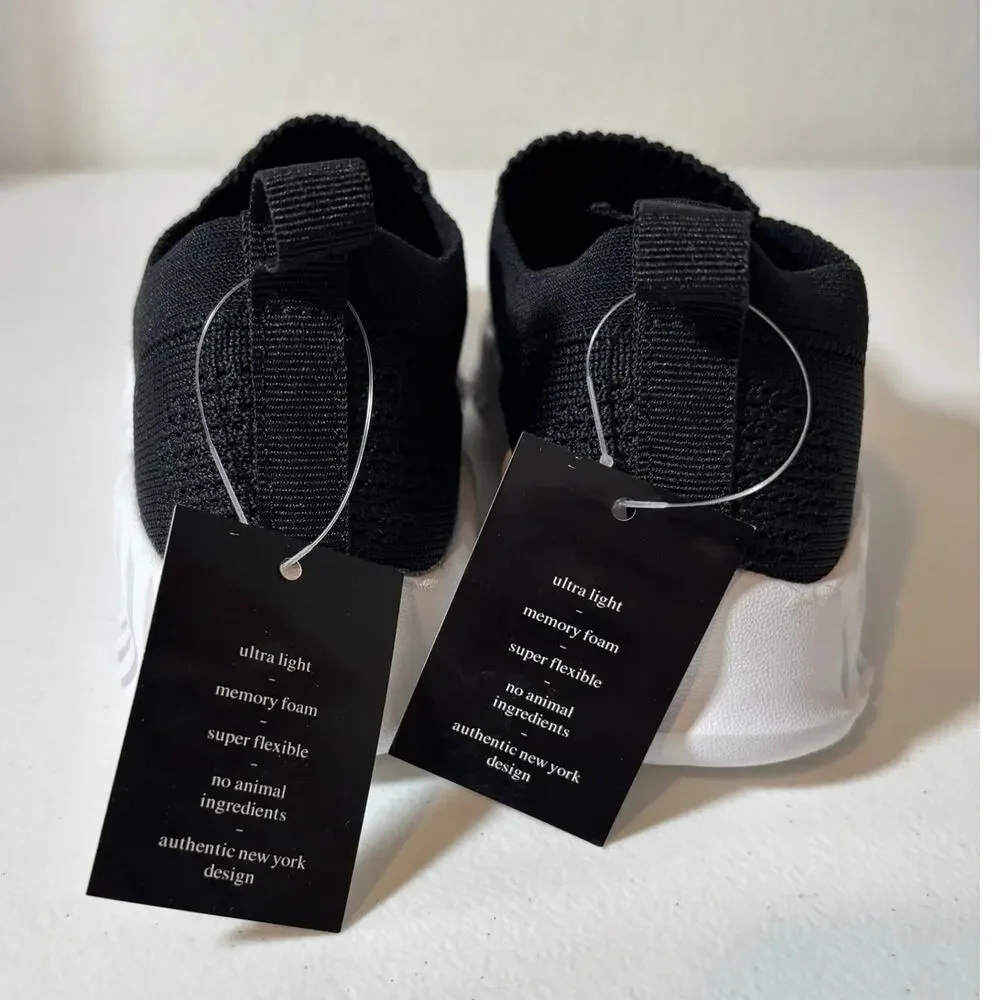 Bernie Mev NWT Size 5 (EU 36) Gravitas Vegan Slip-On Memory Foam Sneakers Black